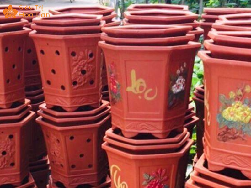  chậu gốm Bát Tràng đẹp