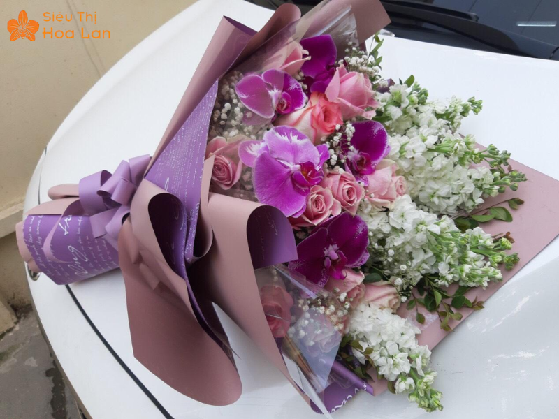 Bó Hoa Lan Hồ Điệp Tươi Siêu Xinh Đẹp, Ý Nghĩa Và Sang Trọng Bậc Nhất bó lan hồ điệp tươi đẹp